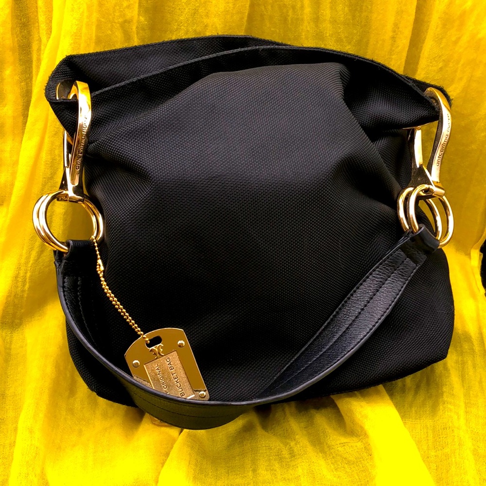 Anteprima Nueve the original bucket bag. Shoulder bag 12”x 14”. Nylon body.